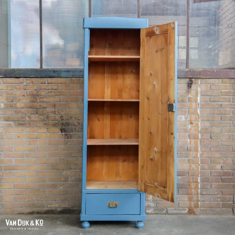 Blauwe eendeurs linnenkast - Afbeelding 3