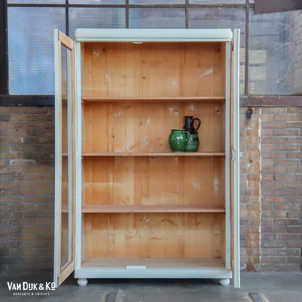 Brocante vitrinekast - Afbeelding 3