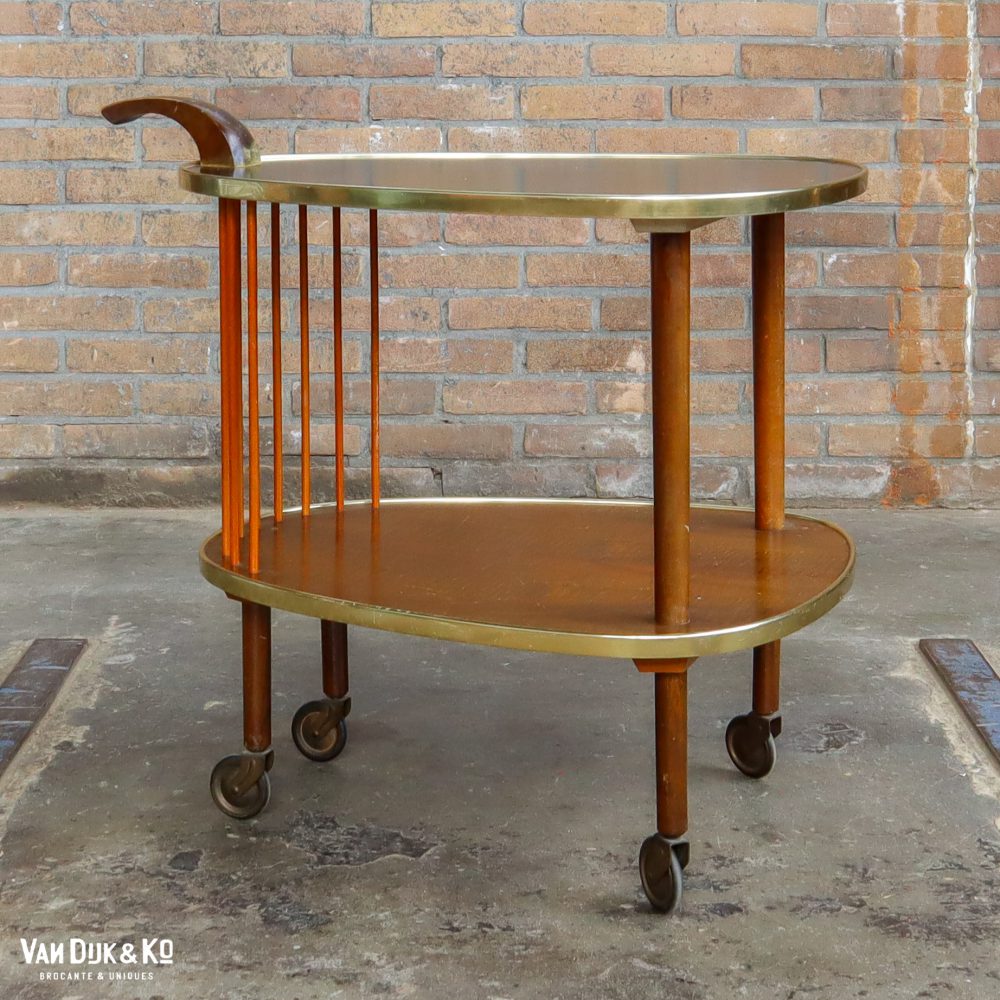 Vintage formica serveerwagen - Mid Century - Afbeelding 2