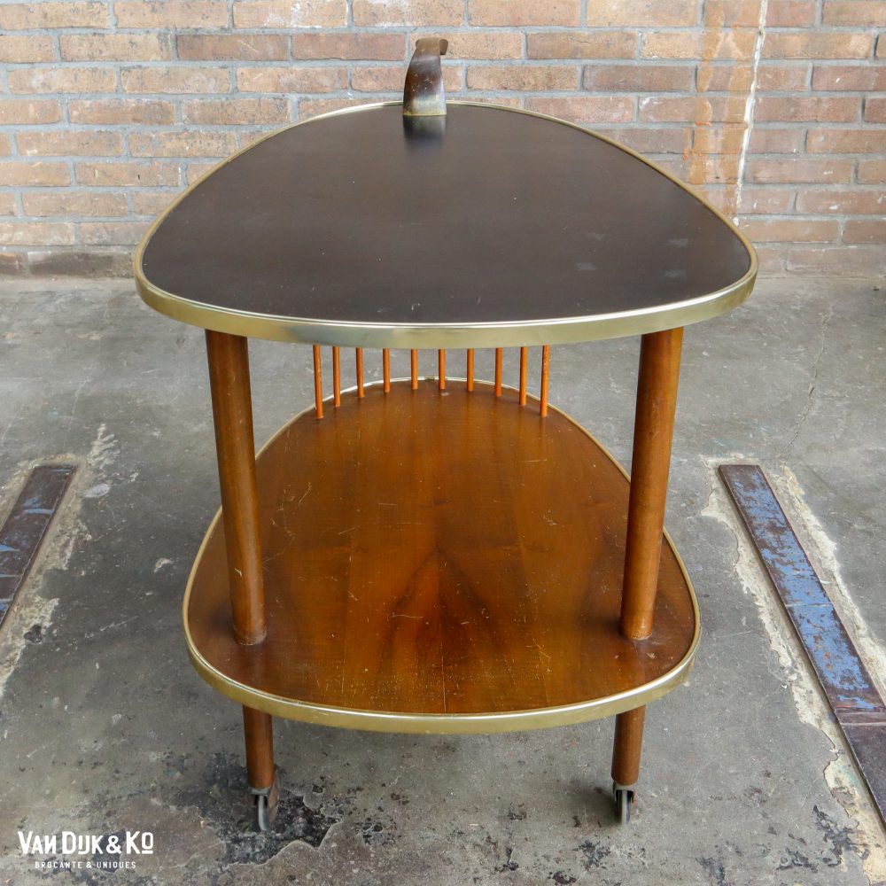 Vintage formica serveerwagen - Mid Century - Afbeelding 4