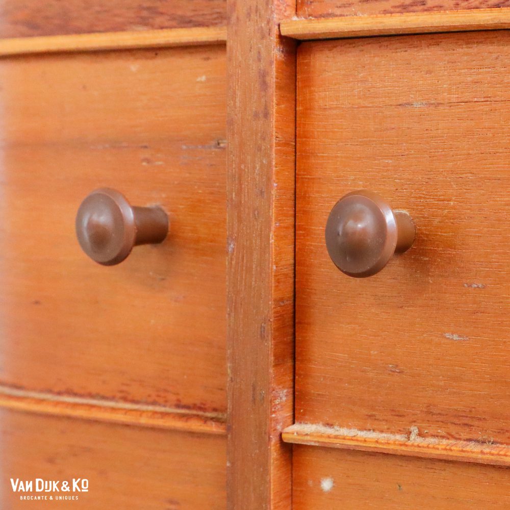 Mid-century houten naaidoos - Afbeelding 8