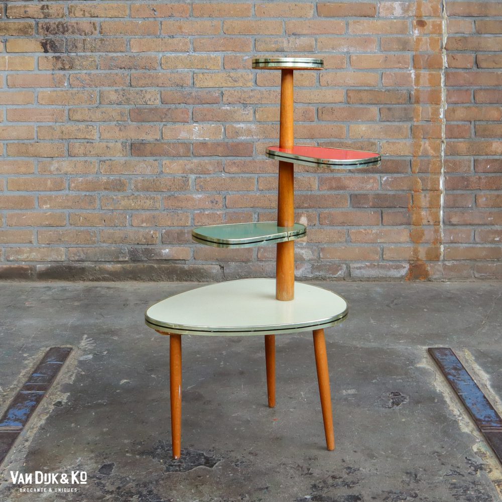 Vintage formica plantentafel