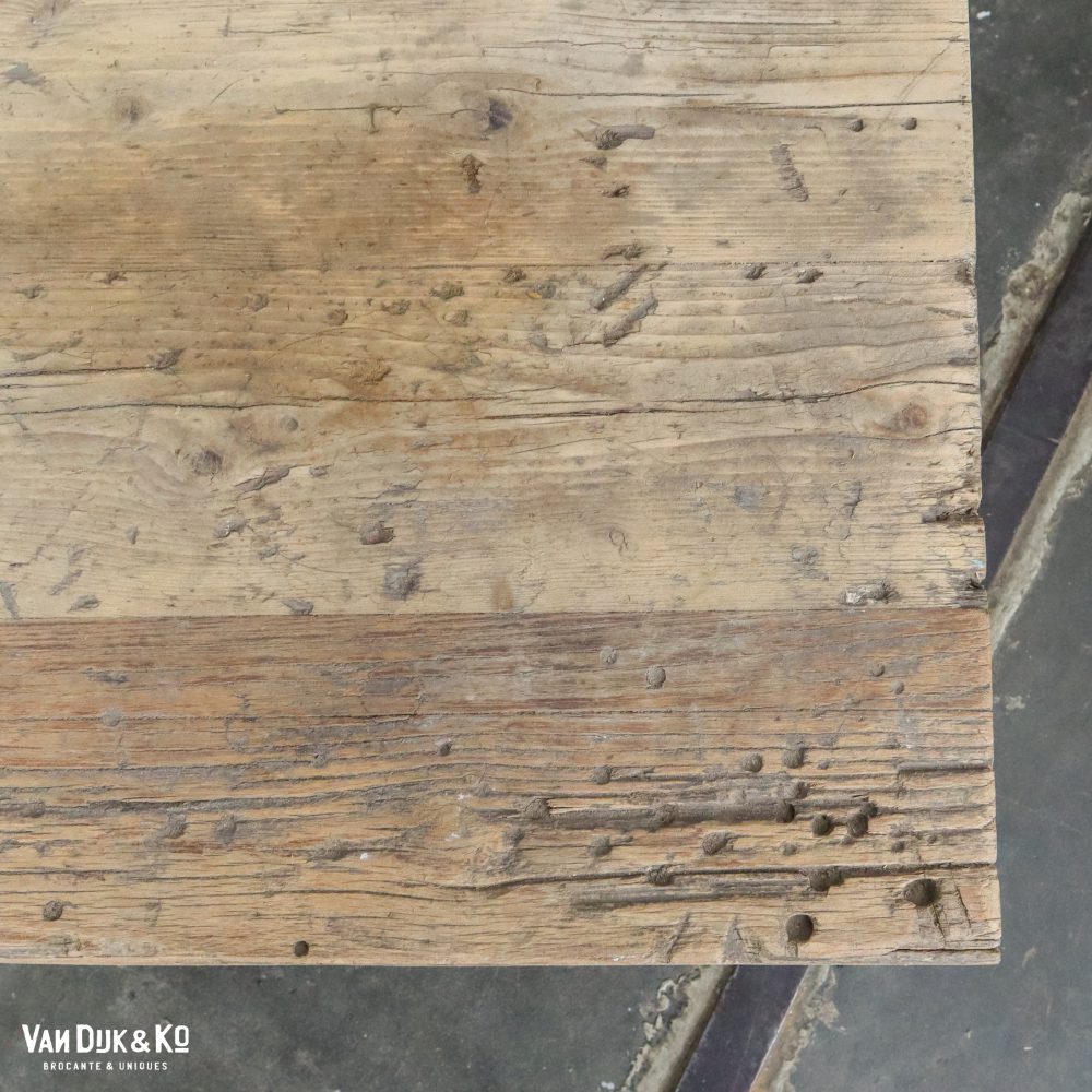 Brocante werktafel met la - Afbeelding 5