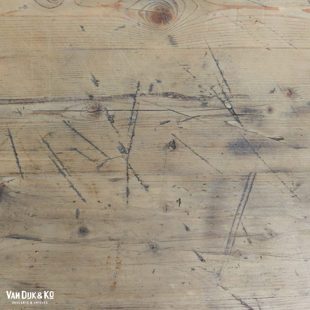 Brocante werktafel met la - Afbeelding 7