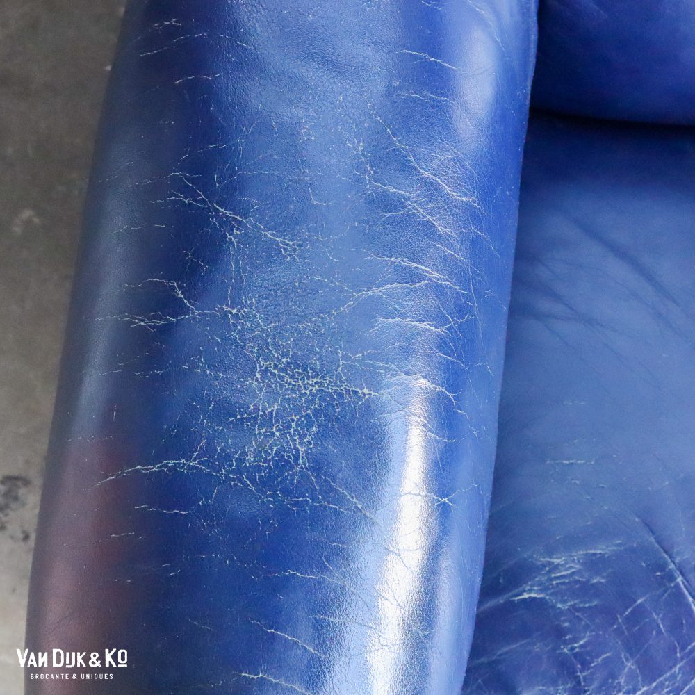 Vintage leren fauteuil - Chesterfield - Afbeelding 3