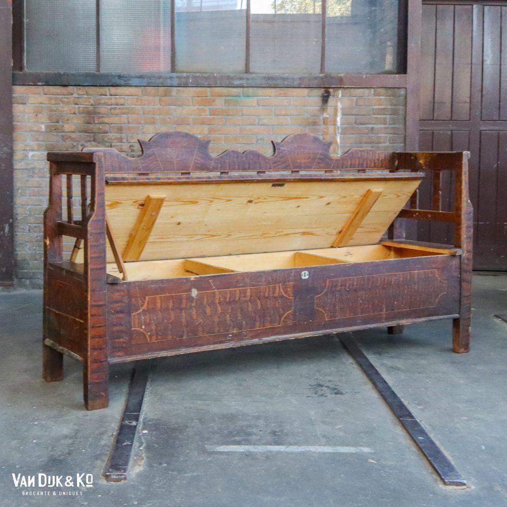 Brocante klepbank - Afbeelding 3