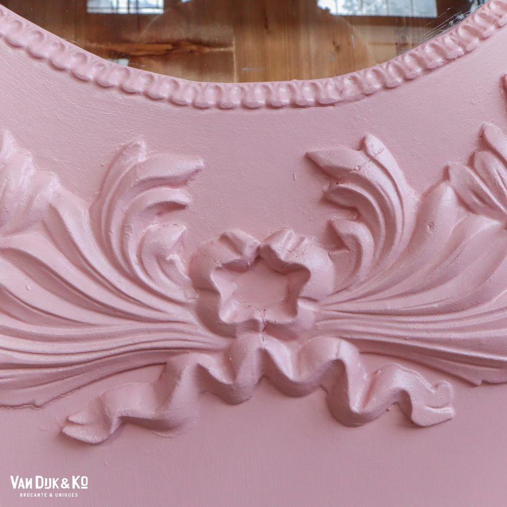 Roze eendeurs vitrinekast - Afbeelding 7