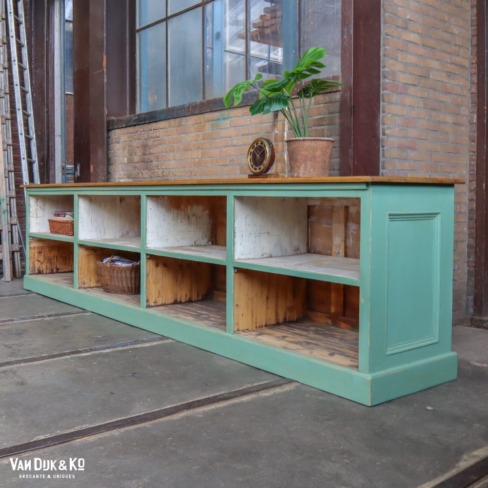 Brocante houten toonbank - Afbeelding 3