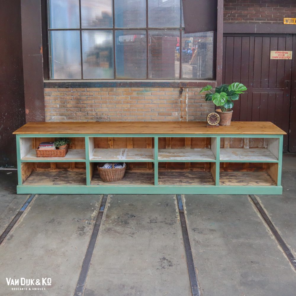 Brocante houten toonbank - Afbeelding 2