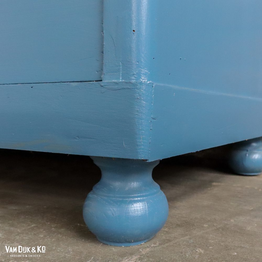 Blauwe vitrinekast - Afbeelding 8