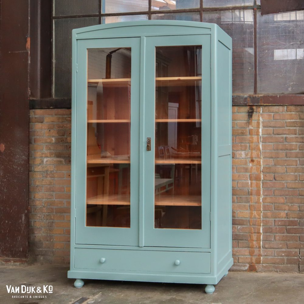 Brocante vitrinekast - Afbeelding 2