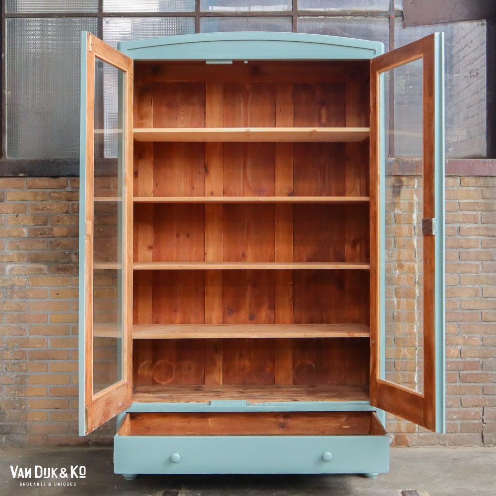 Brocante vitrinekast - Afbeelding 3