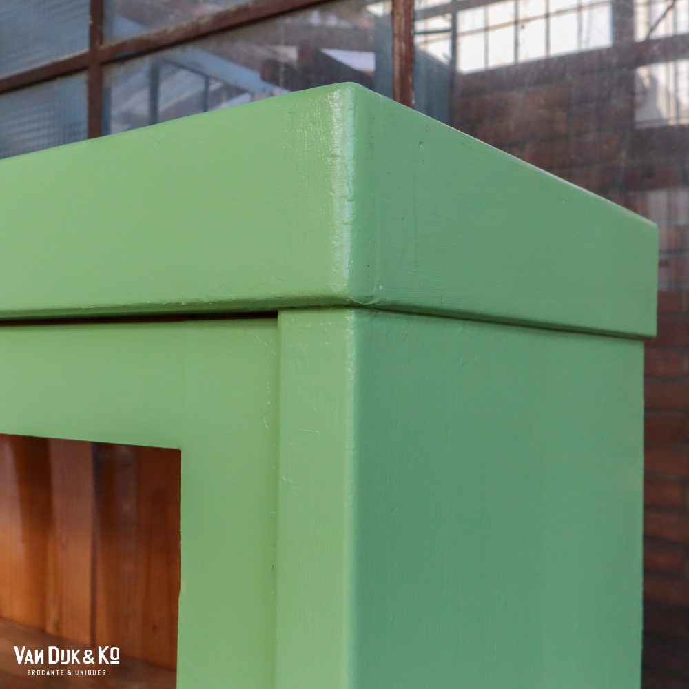 Groene brocante buffetkast - Afbeelding 6