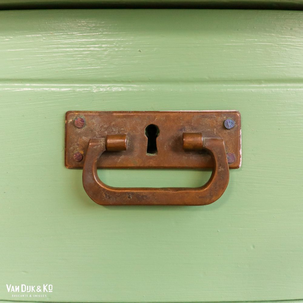Groene brocante buffetkast - Afbeelding 11