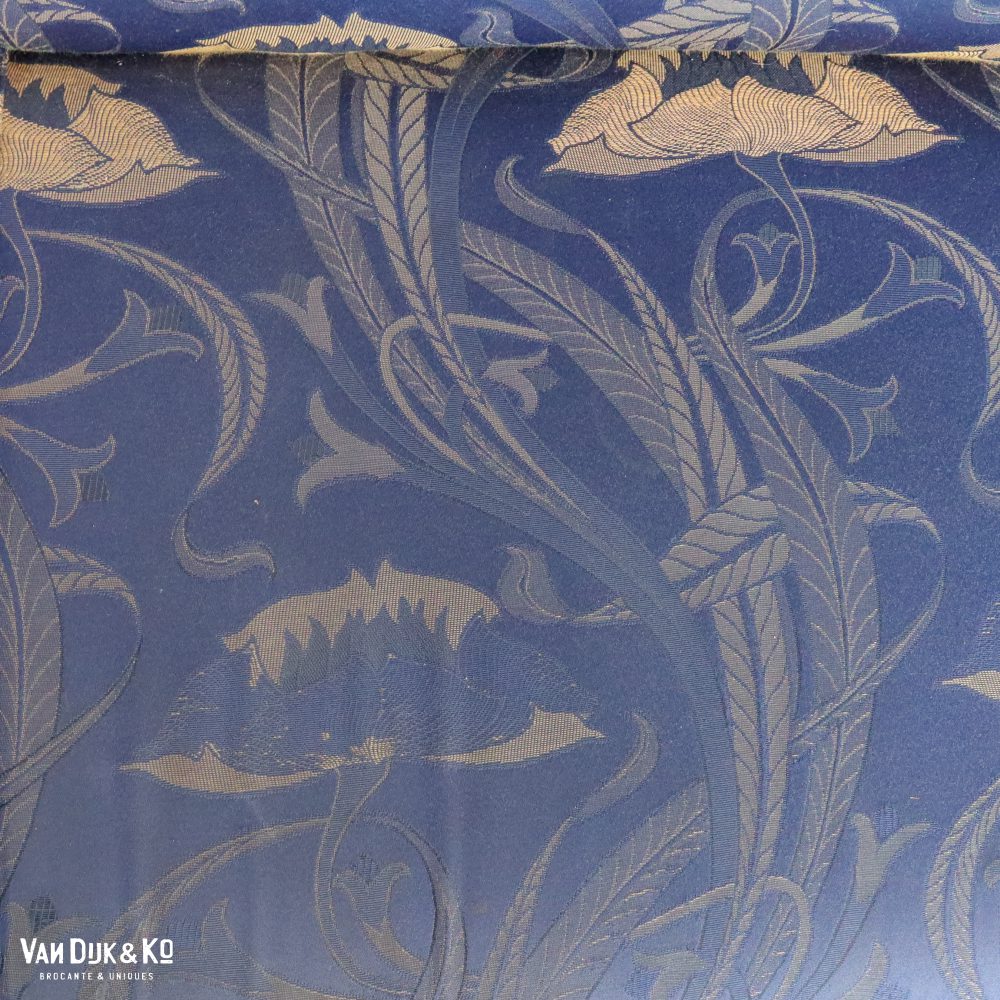 Blauwe brocante sofa - Afbeelding 6