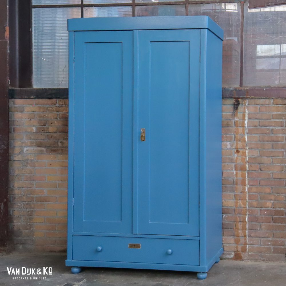 Blauwe kledingkast - Afbeelding 2