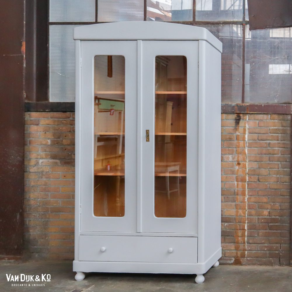 Brocante vitrinekast - Afbeelding 2