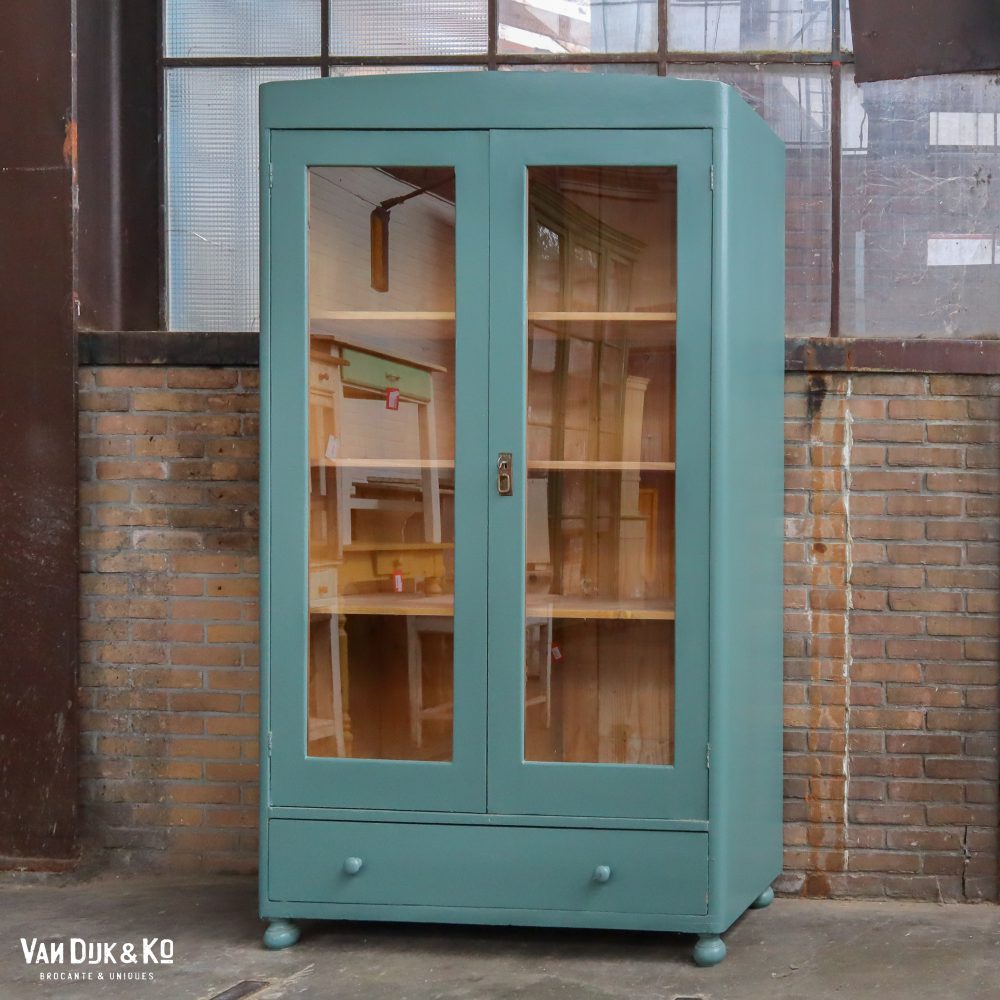 Zeegroene vitrinekast - Afbeelding 2