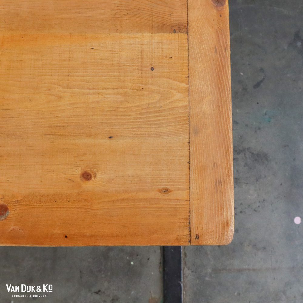 Brocante bureautje met grote la - Afbeelding 6