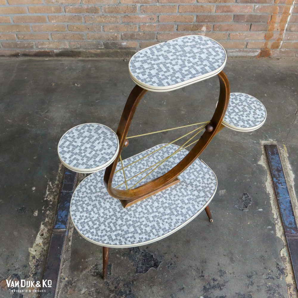 Vintage formica plantentafel - Afbeelding 2