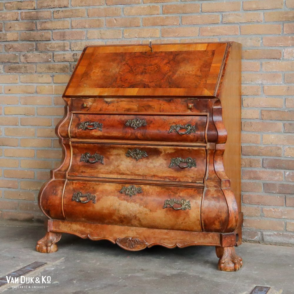 Antieke secretaire - Buikkastje - Afbeelding 2