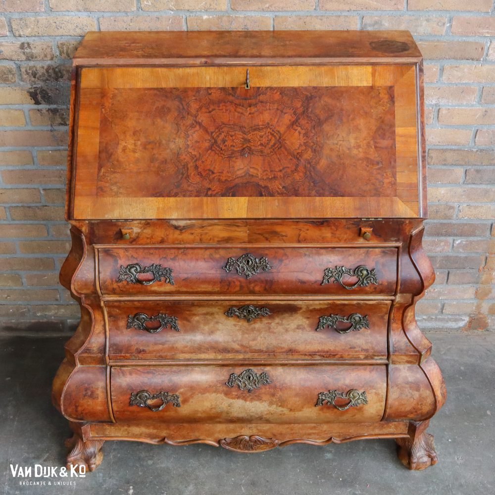 Antieke secretaire - Buikkastje - Afbeelding 3