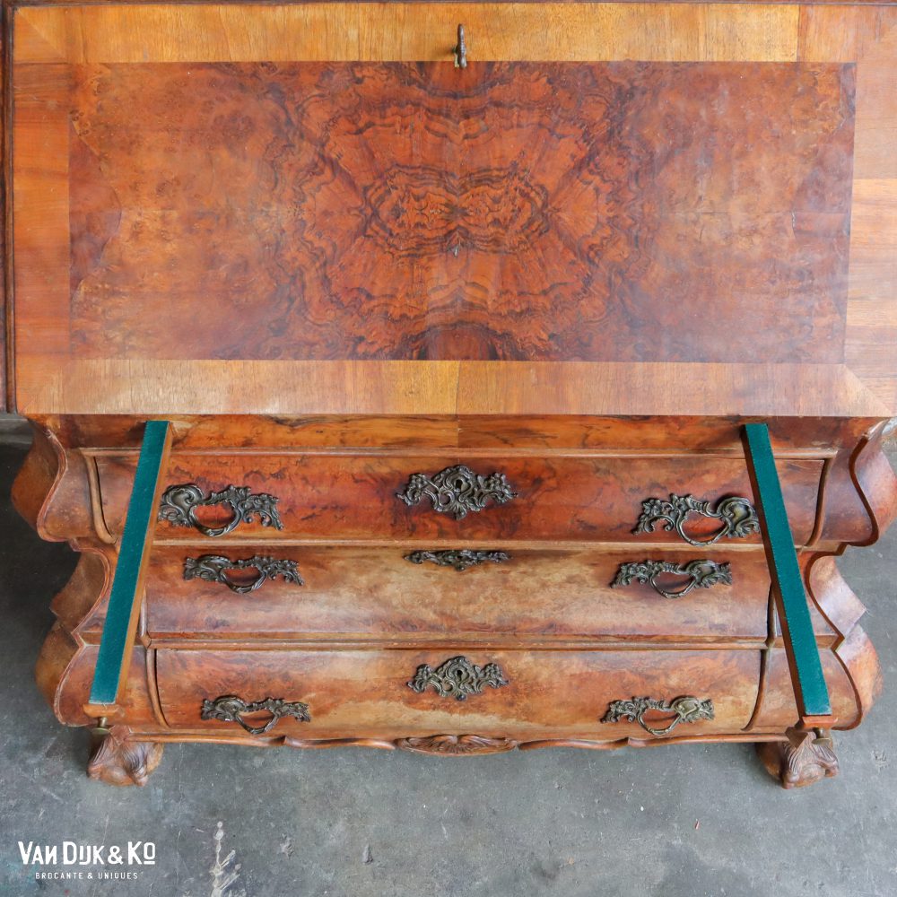 Antieke secretaire - Buikkastje - Afbeelding 7