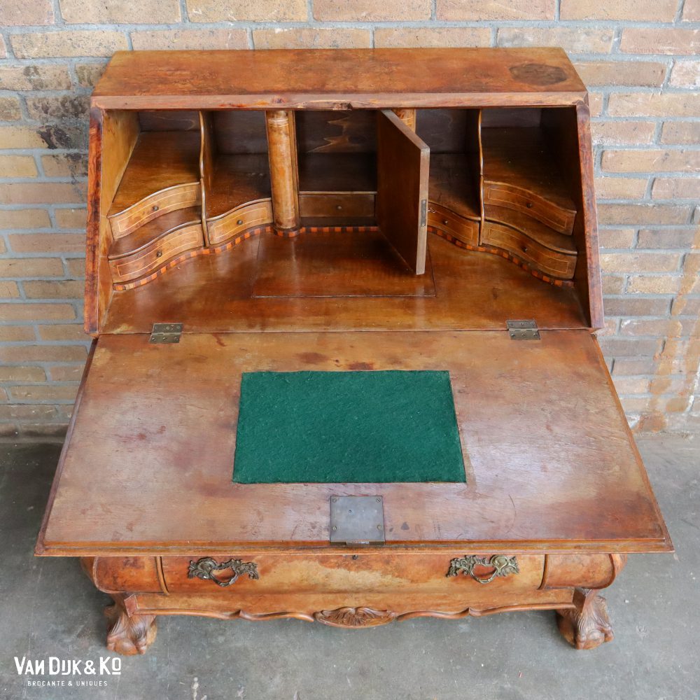 Antieke secretaire - Buikkastje - Afbeelding 8