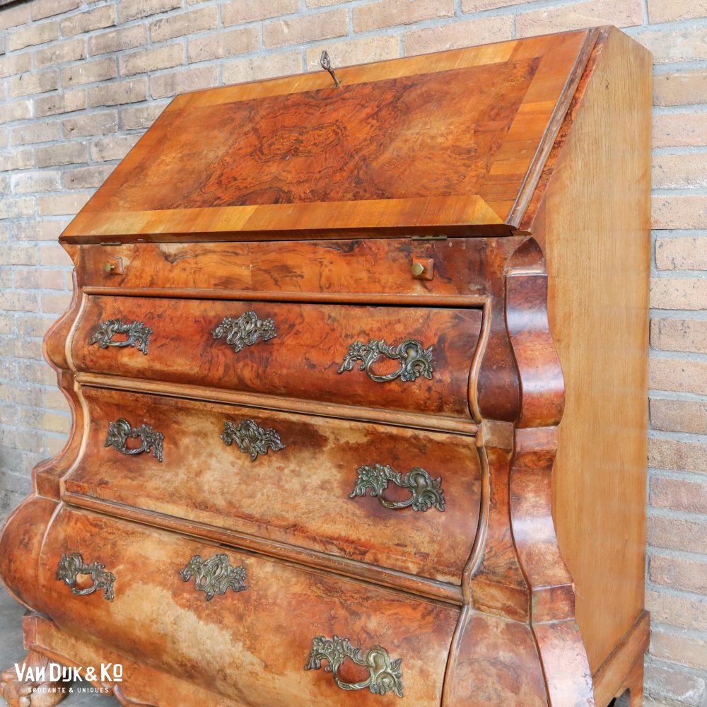 Antieke secretaire - Buikkastje - Afbeelding 4