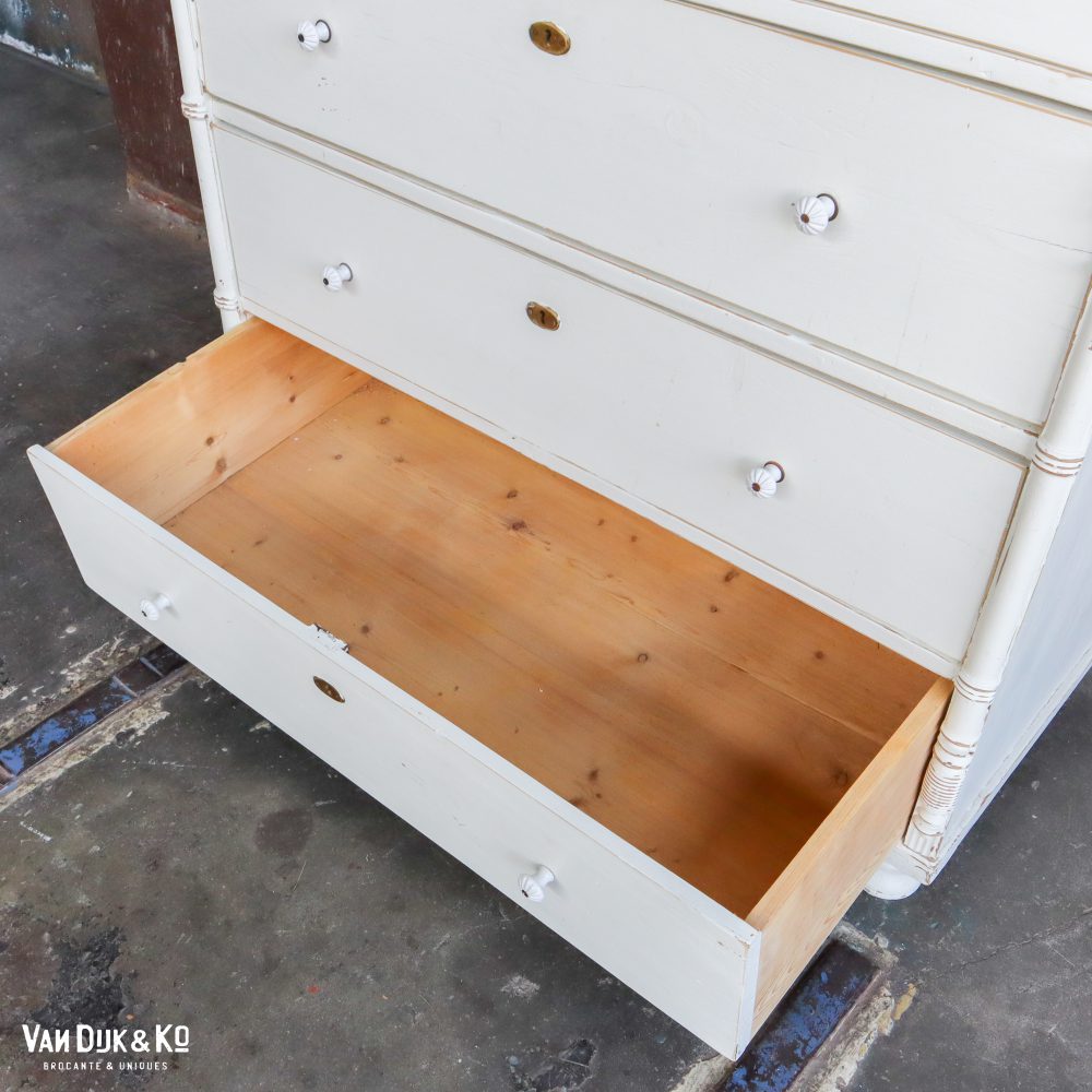 Grote brocante ladekast - Afbeelding 4