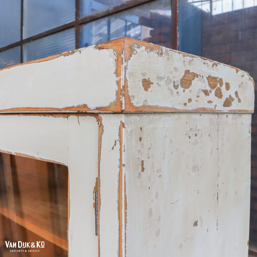 Brocante witte buffetkast - Afbeelding 5