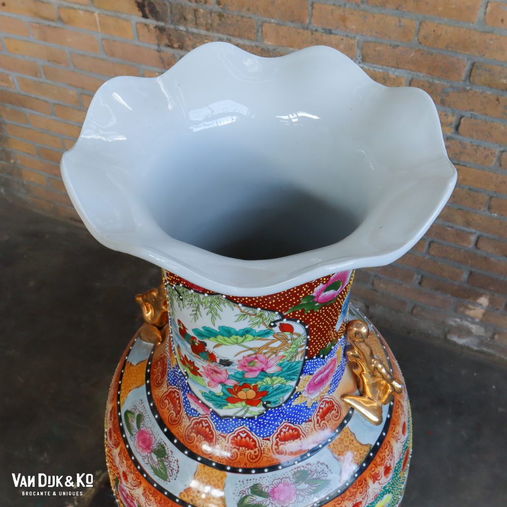 Vintage Chinese vaas XL - Afbeelding 5