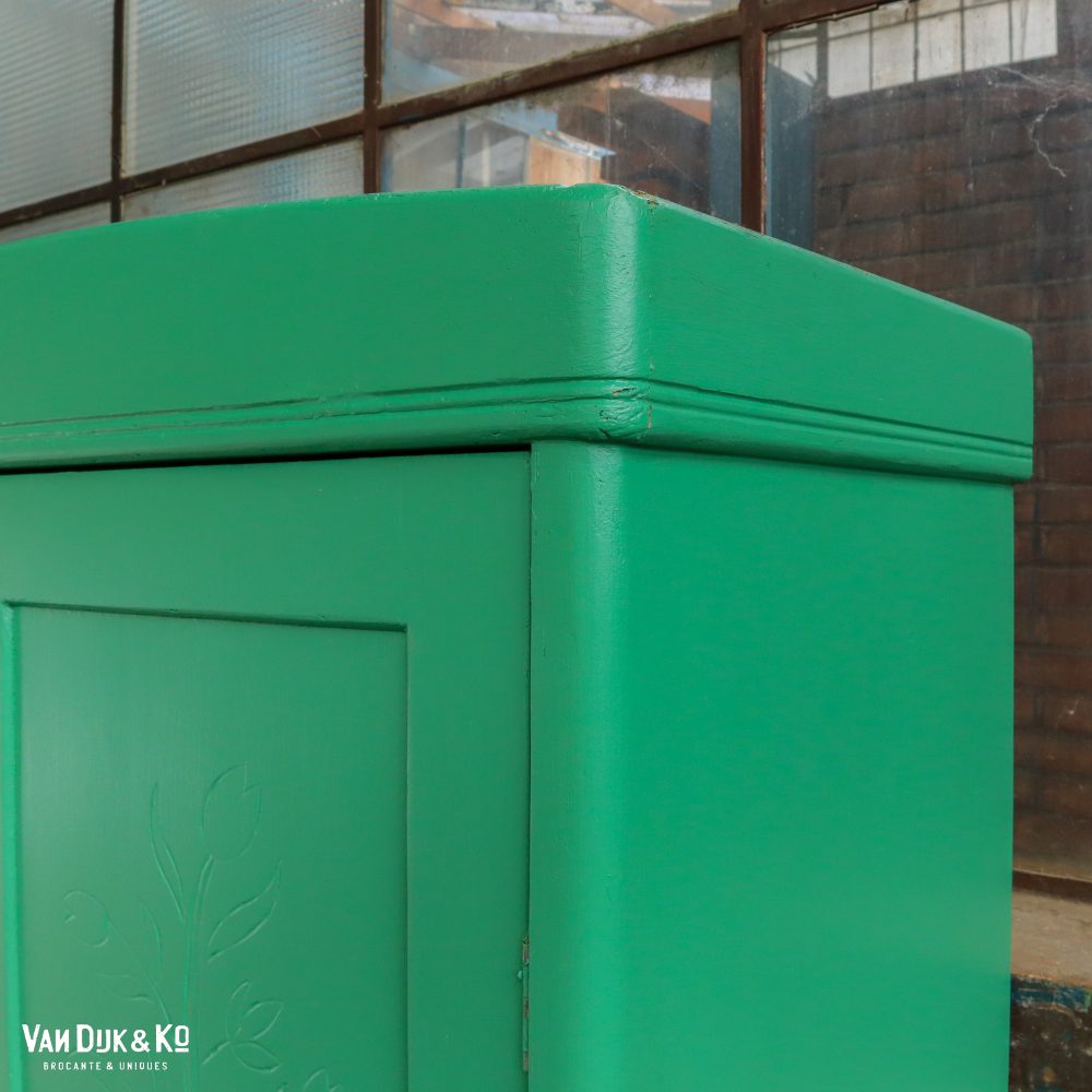 Groene linnenkast met bloemen - Afbeelding 6