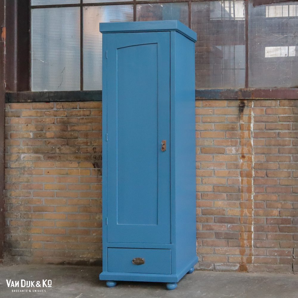 Blauwe eendeurs linnenkast - Afbeelding 2