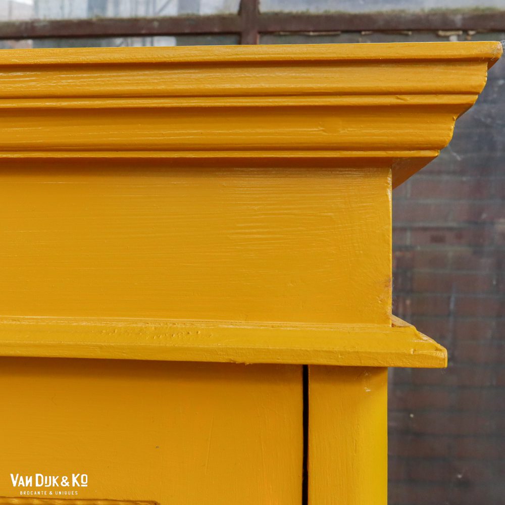 Gele eendeurs linnenkast - Afbeelding 6