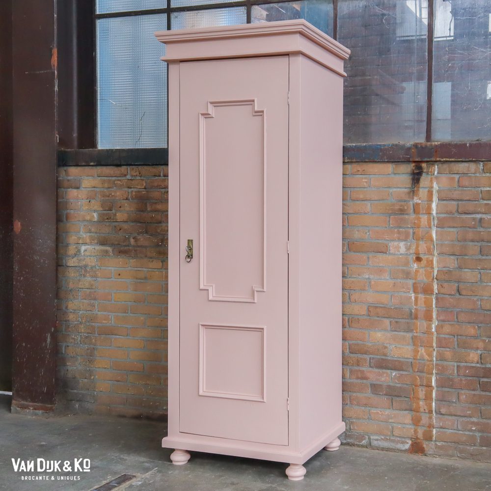 Roze eendeurs linnenkast - Afbeelding 2