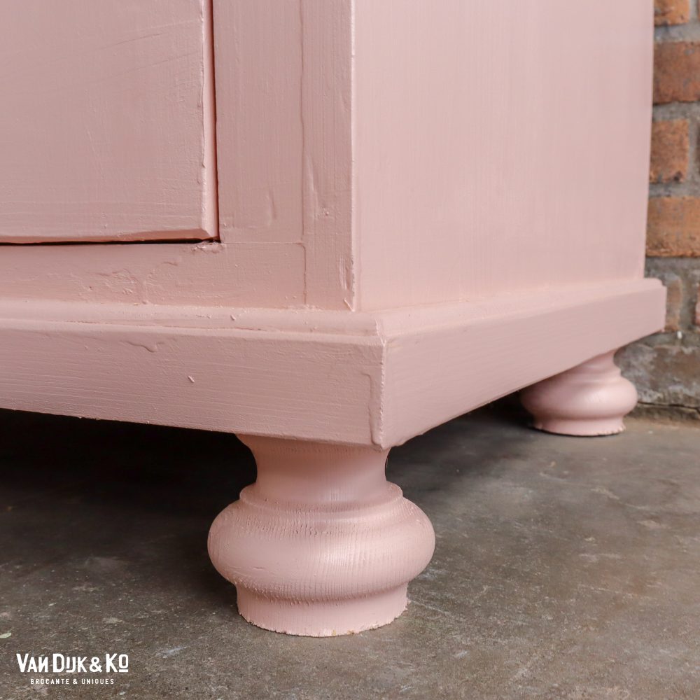 Roze eendeurs linnenkast - Afbeelding 9