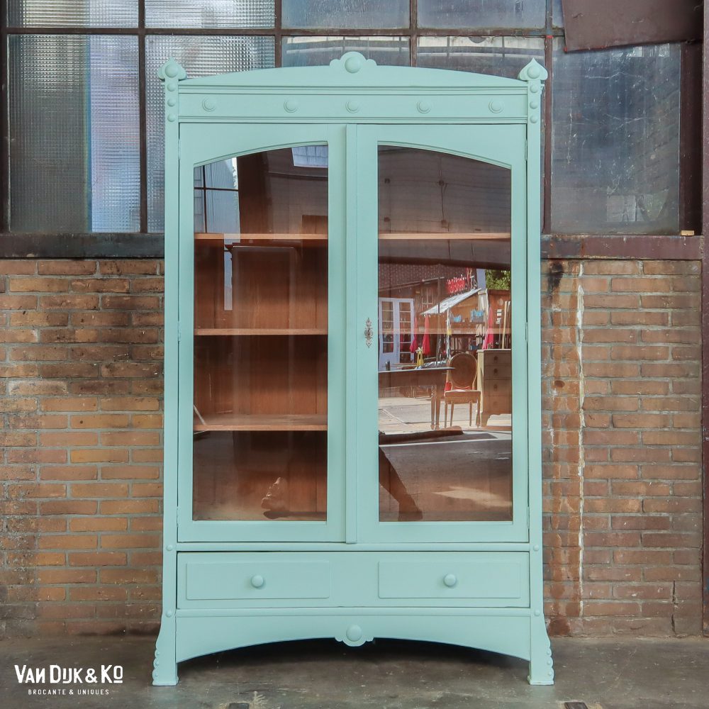 Brocante vitrinekast - Afbeelding 2