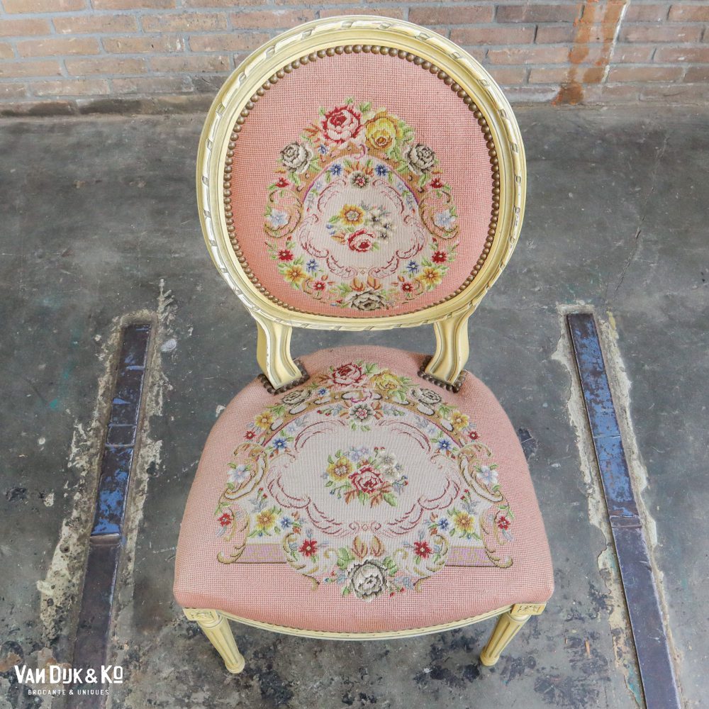 Vintage Louis XV stoel - Afbeelding 5