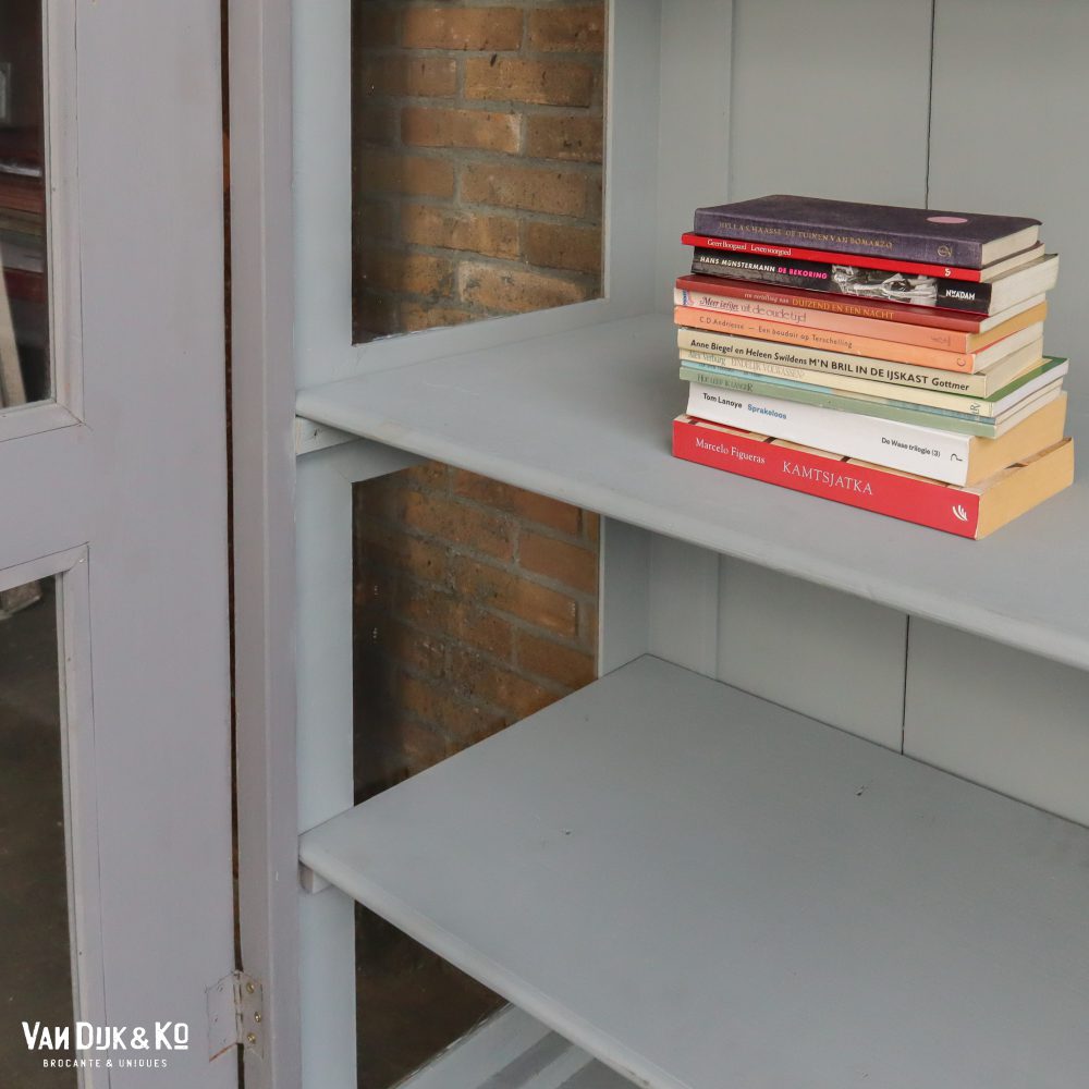 Brocante vitrinekast - Afbeelding 4