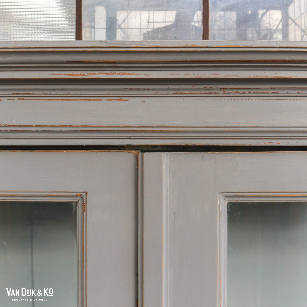 Brocante vitrinekast - Afbeelding 6