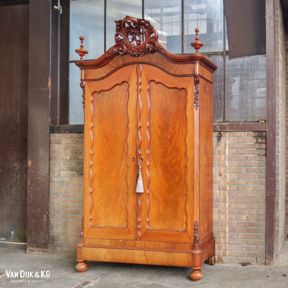 Biedermeier kuifkast - demontabel - Afbeelding 2