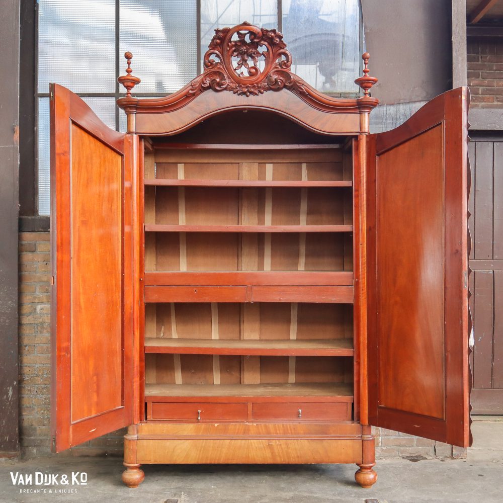 Biedermeier kuifkast - demontabel - Afbeelding 3