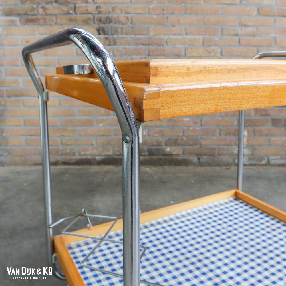 Vintage serveertrolley - Afbeelding 6