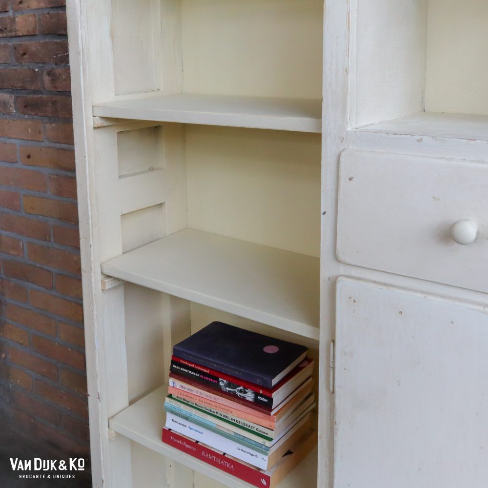Brocante wit kastje - Afbeelding 6