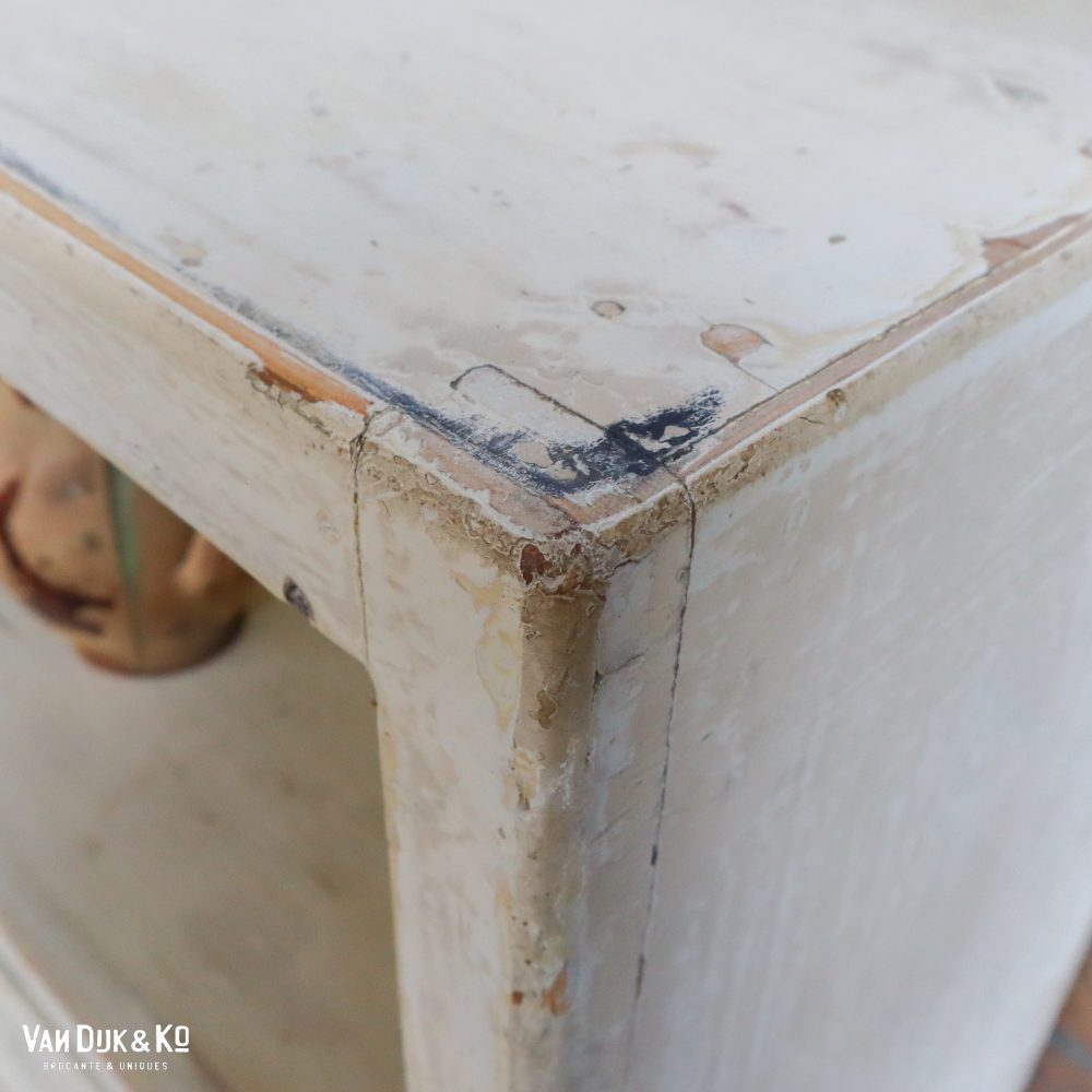 Brocante wit kastje - Afbeelding 7