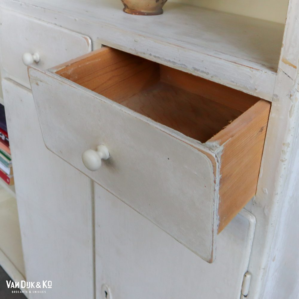 Brocante wit kastje - Afbeelding 5