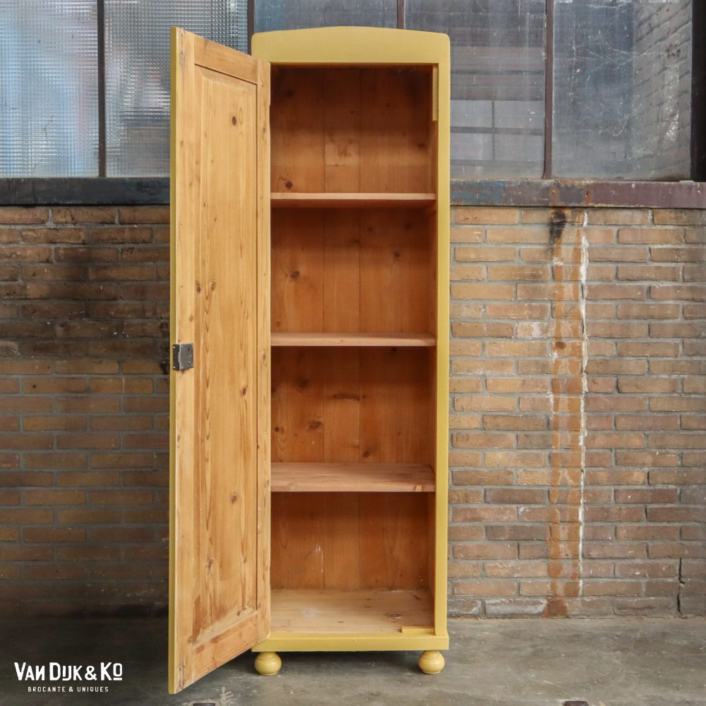Gele eendeurs linnenkast - Afbeelding 3