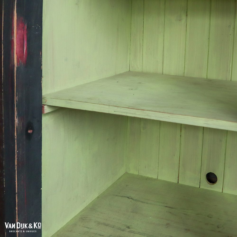 Vintage schoolkast met gaas - Afbeelding 8
