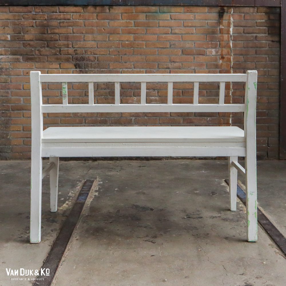 Tweezits brocante bankje - Afbeelding 11